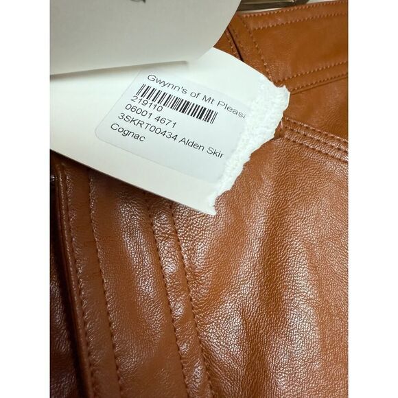 NWT A.L.C. Alden Skirt in Vegan Leather Sz. 10 - Picture 6 of 7
